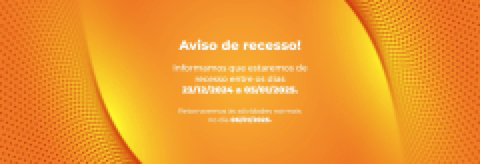 Aviso de recesso