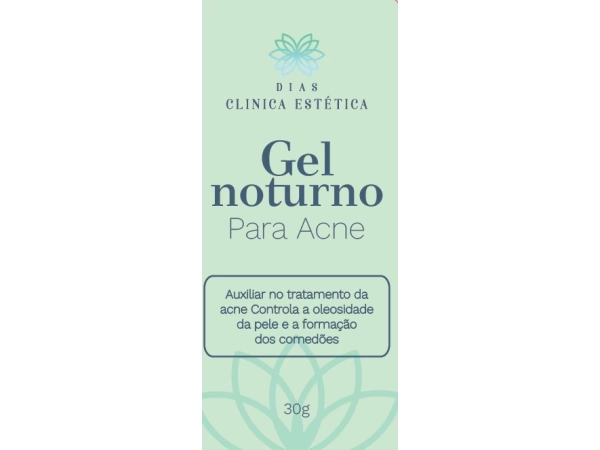 Clínica Dias -  Gel noturno para acne